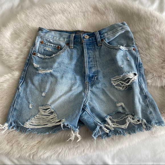 4 inch jean shorts